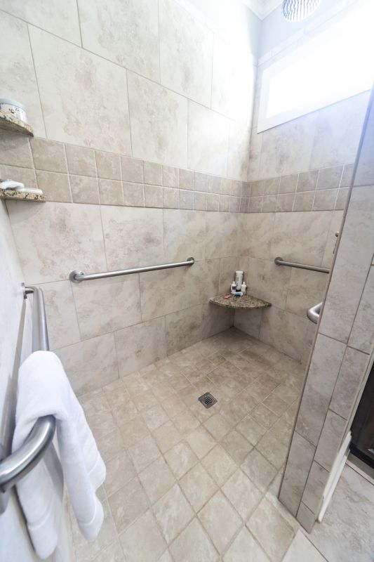 Wide Walk-in Shower
