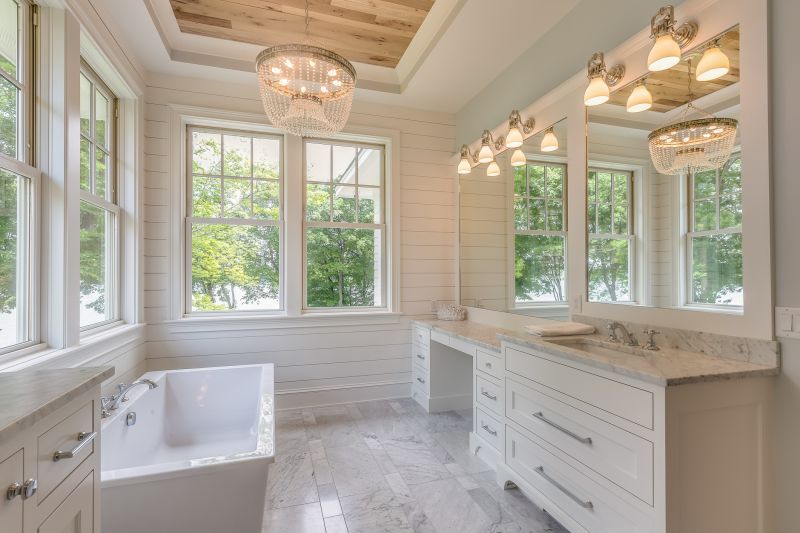 Bright, Open Bathroom Space